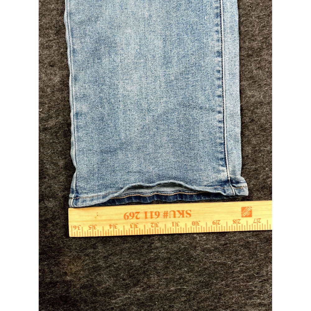 Lucky Brand Los Angeles Easy Rider Jeans Womens 8/29 Blue Denim Distressed - Picture 2 of 10